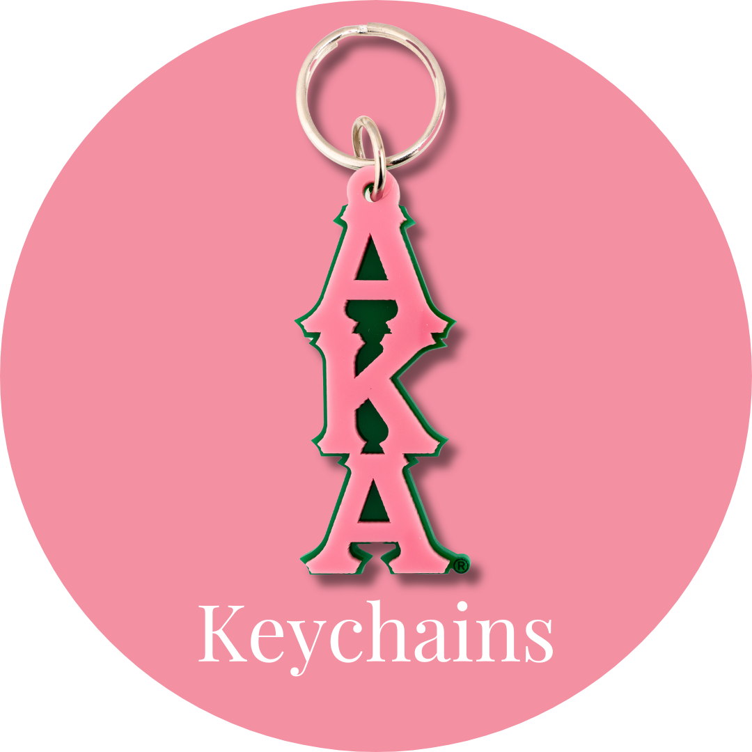 AKA Keychains | Alpha Kappa Alpha Key Rings & Holders – Betty's