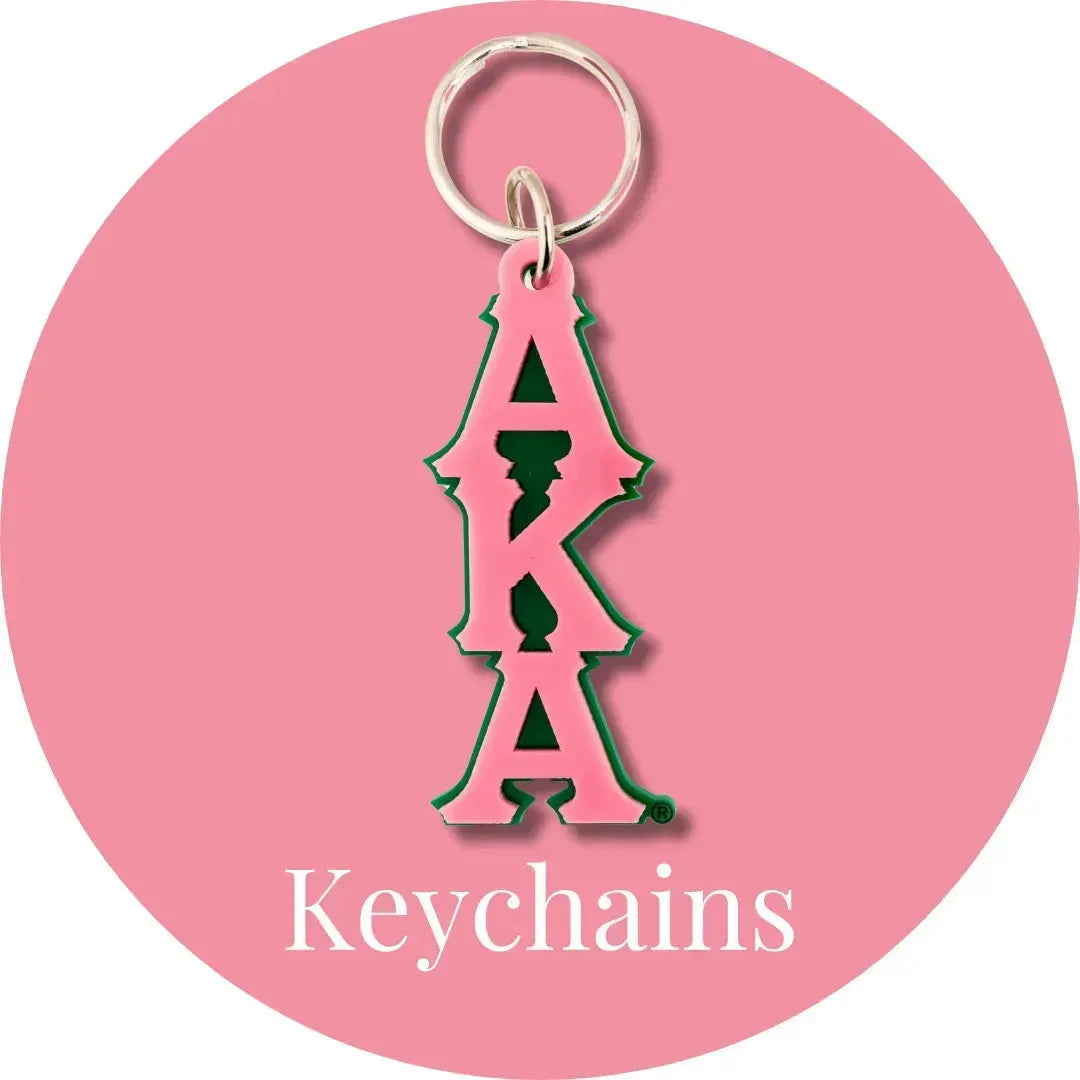 Alpha Kappa Alpha AKA Keychains