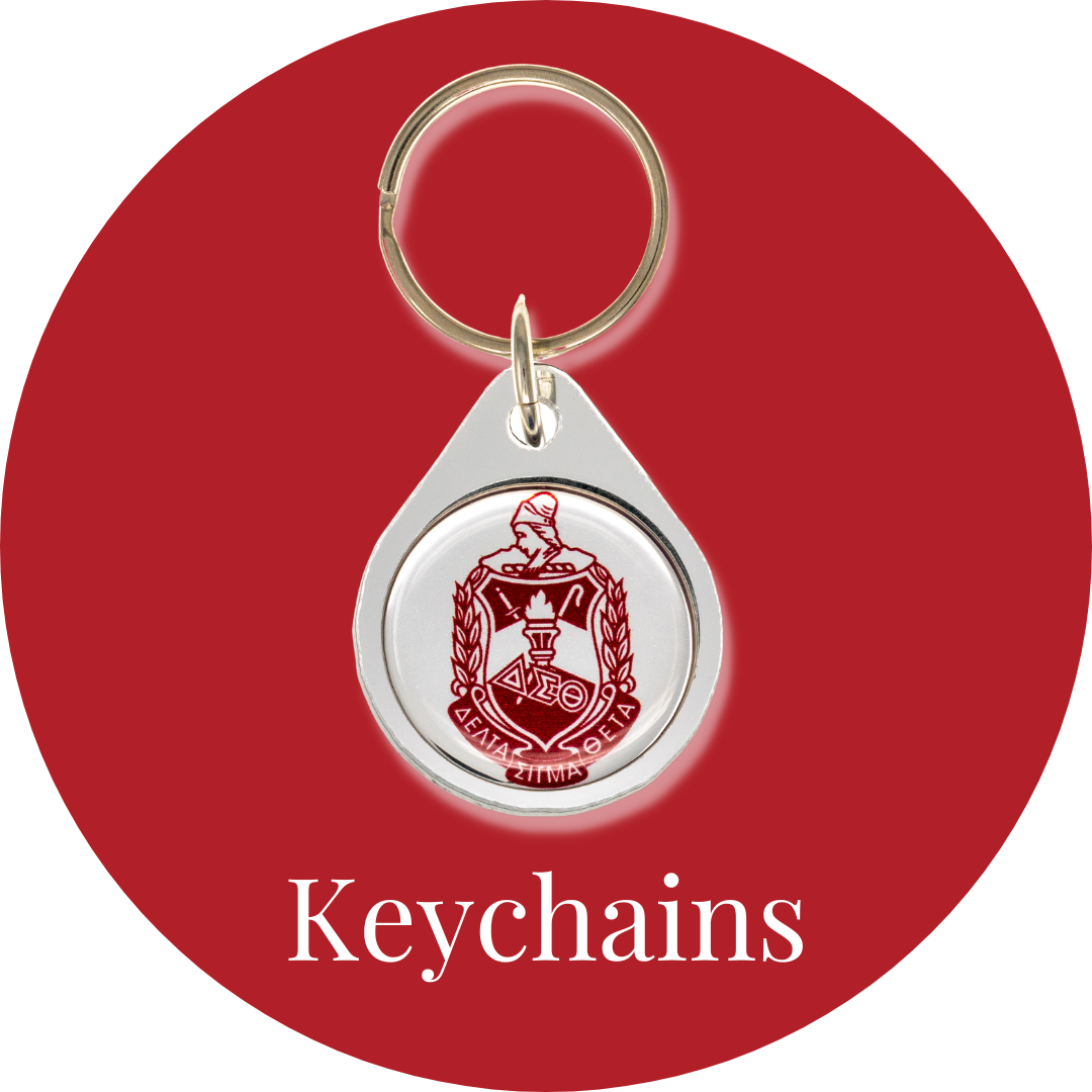 Delta Sigma Theta Keychains | ΔΣΘ Key Holders & ID Badges