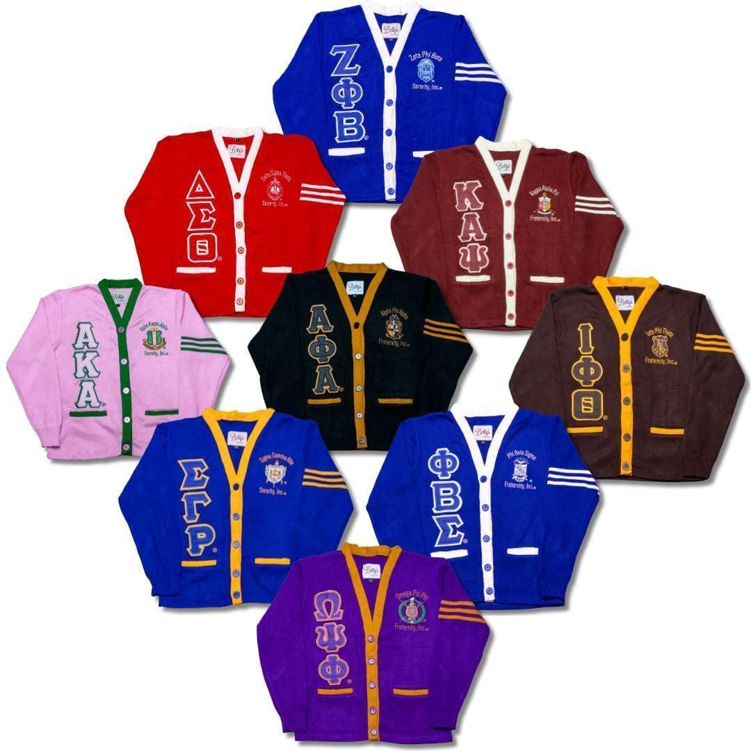 Divine 9 D9 Cardigan Sweaters-Betty's Promos Plus