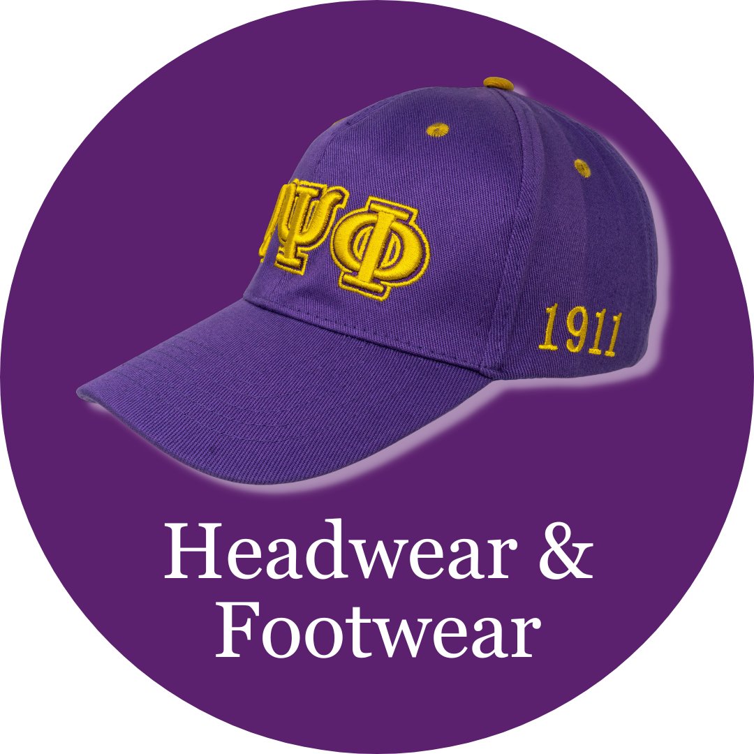Omega Psi Phi ΩΨΦ Headwear & Footwear | Omega Psi Phi Merchandise
