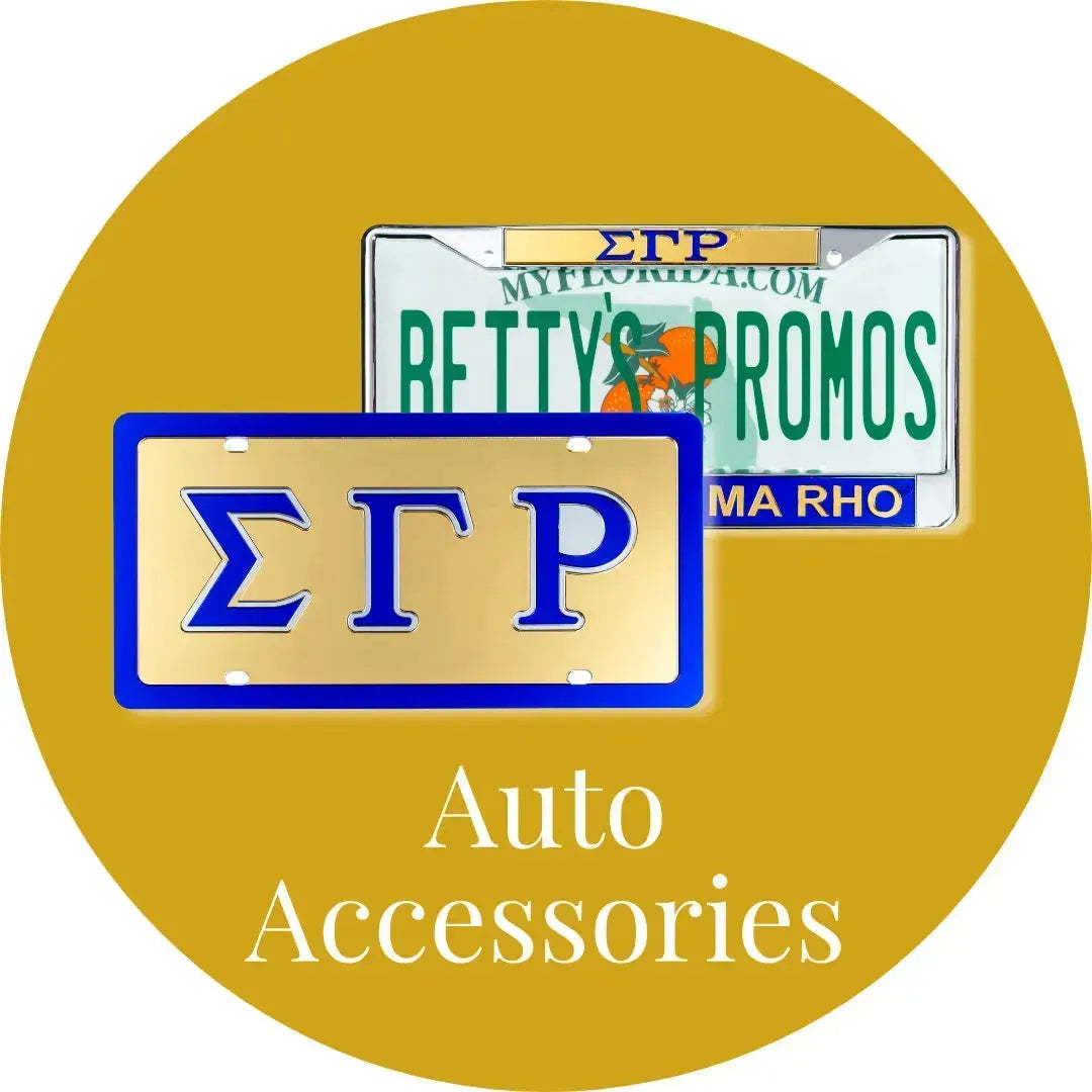 Sigma Gamma Rho ΣΓΡ Auto Accessories-Betty's Promos Plus, LLC