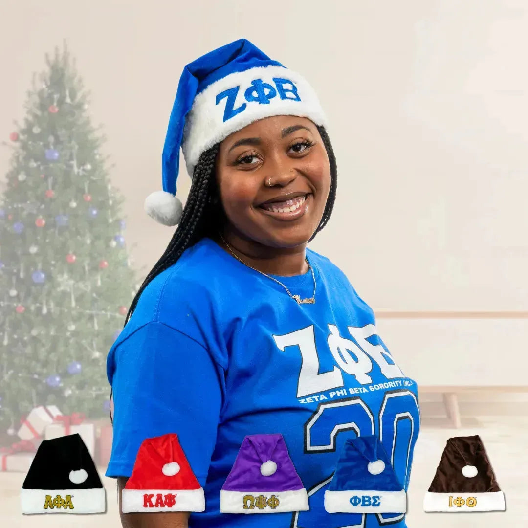 Zeta Phi Beta Christmas Collection | Santa Hats for Zeta Phi Beta