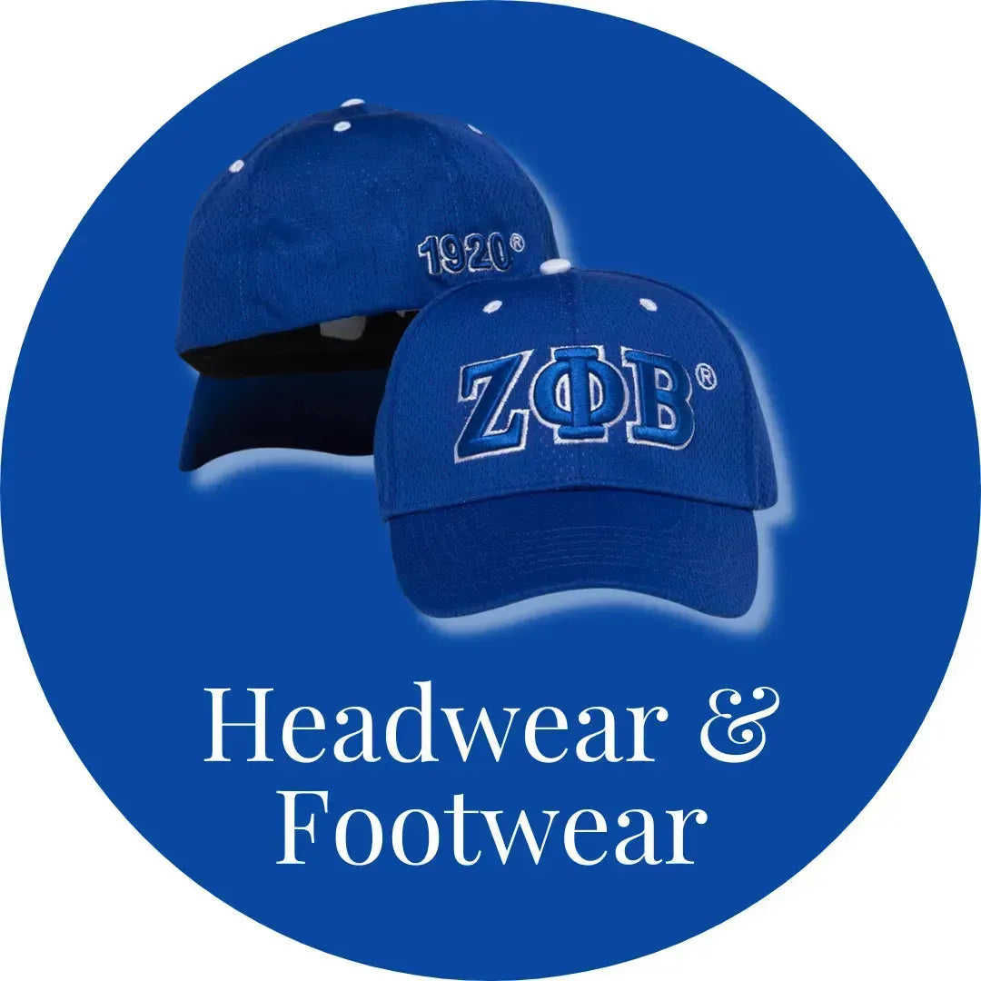 Zeta Phi Beta ΖΦΒ Headwear & Footwear-Betty's Promos Plus, LLC