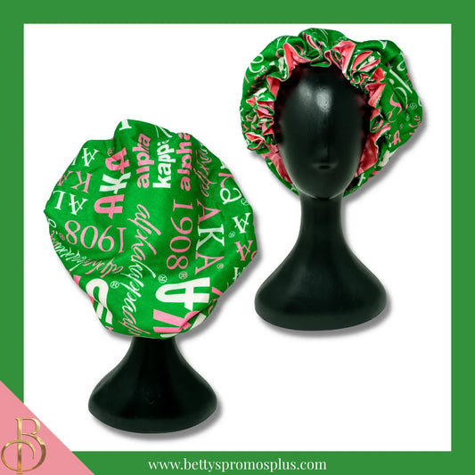 Alpha Kappa Alpha AKA 1908 Bonnet-Green-Alpha Kappa Alpha Paraphernalia-Alpha Kappa Alpha Bonnet-Betty's Promos Plus