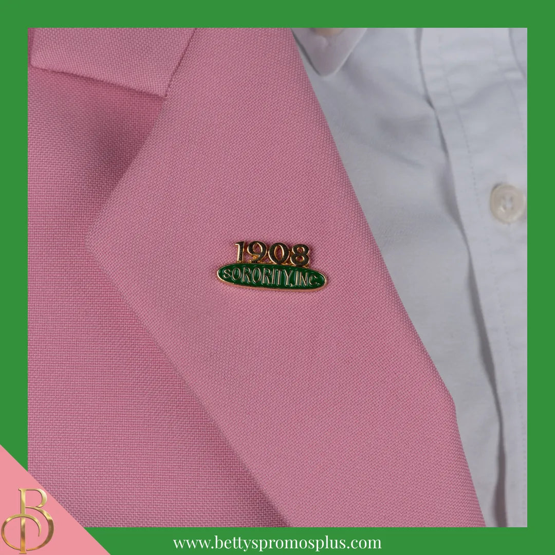Alpha Kappa Alpha AKA 1908 Sorority Inc. Lapel Pin-Alpha Kappa Alpha Paraphernalia-Alpha Kappa Alpha Lapel Pin-Betty's Promos Plus