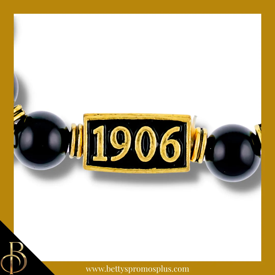 Alpha Phi Alpha ΑΦΑ Royalty Beaded Bracelet-Alpha Phi Alpha Paraphernalia-Alpha Phi Alpha Bracelet-Betty's Promos Plus