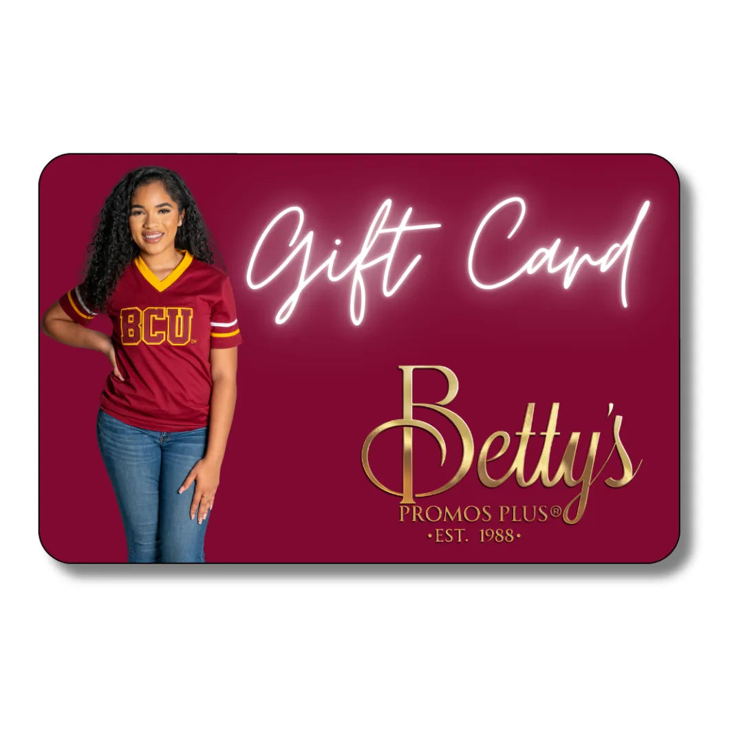 Bethune-Cookman B-CU Gift Card-BCU Paraphernalia-BCU Gift Card-Betty's Promos Plus