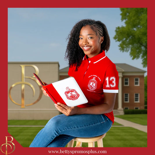 Delta Sigma Theta ΔΣΘ Red & White Ritual Cover-Delta Sigma Theta Paraphernalia-Delta Sigma Theta Ritual Cover-Betty's Promos Plus