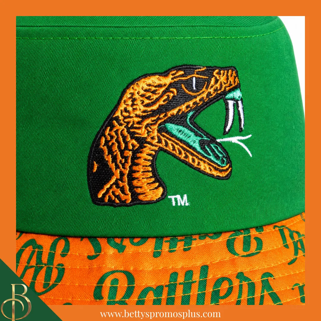 Florida A&M University FAMU Rattlers Bucket Hat-FAMU Paraphernalia-FAMU Hats-Betty's Promos Plus