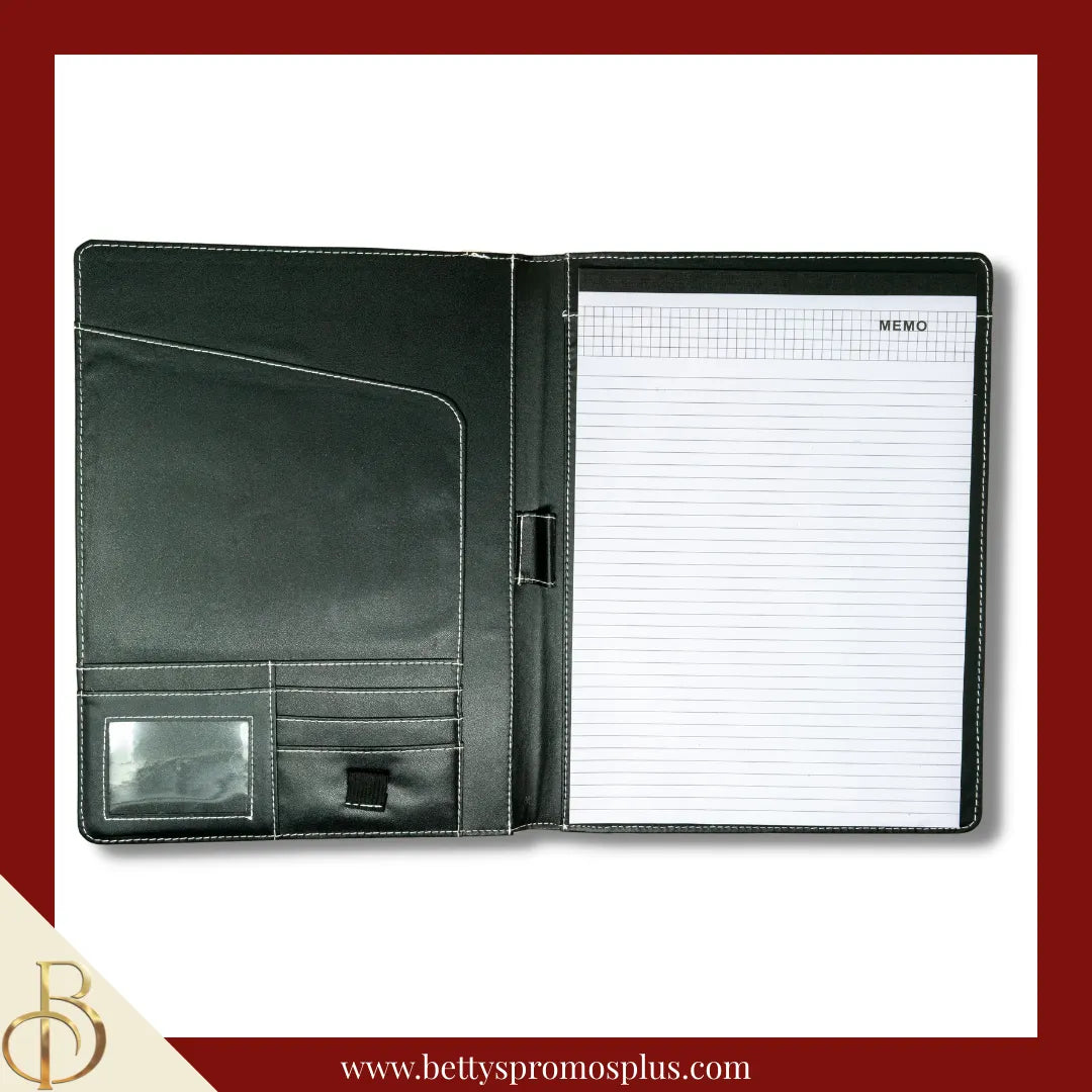 Kappa Alpha Psi KAΨ Shield Business Padfolio Portfolio with Legal Pad-Kappa Alpha Psi Paraphernalia-Kappa Alpha Psi Padfolio-Betty's Promos Plus