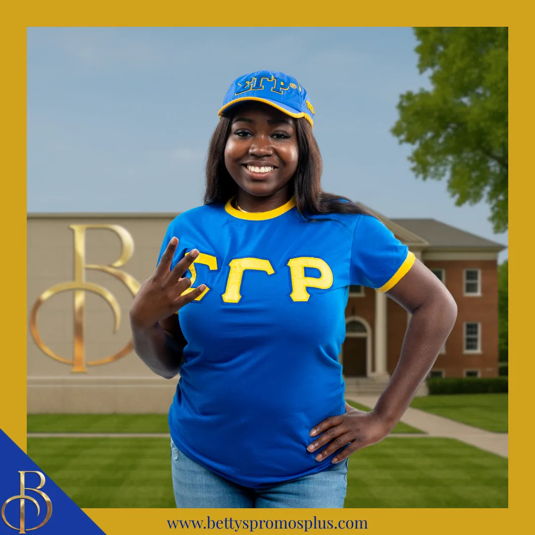 Sigma Gamma Rho ΣΓΡ Embroidered Greek Letters Featherlight Moisture Wicking Hat-Sigma Gamma Rho Paraphernalia-Sigma Gamma Rho Hats-Betty's Promos Plus