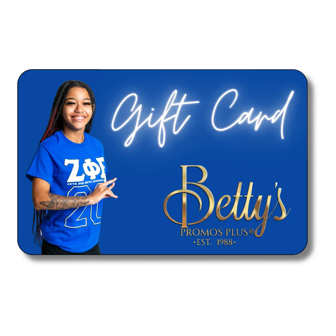 Zeta Phi Beta ΖΦΒ Gift Card-Zeta Phi Beta Paraphernalia-Zeta Phi Beta Gift Card-Betty's Promos Plus