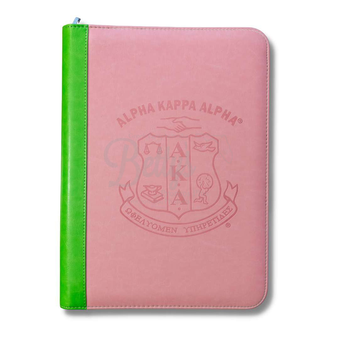 Alpha Kappa Alpha AKA Shield Embossed Document Cover AKA Document & Manual  Holder, Betty's Promos Plus, LLC