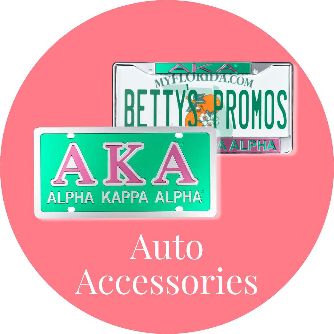 Alpha Kappa Alpha AKA Auto Accessories | AKA License Plates | AKA License Plate Frames