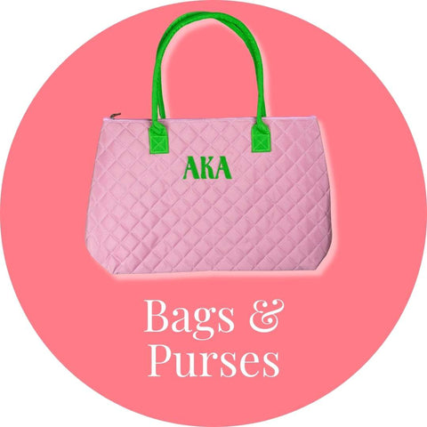 Alpha Kappa Alpha AKA Bags, Briefcases, and Purses