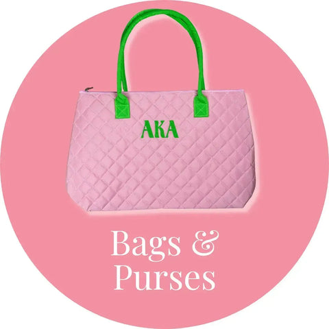 Alpha Kappa Alpha AKA Bags & Purses