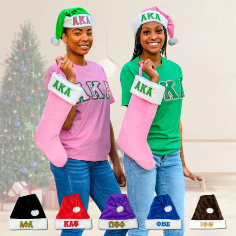 Alpha Kappa Alpha Christmas Collection | Santa Hats for Alpha Kappa Alpha