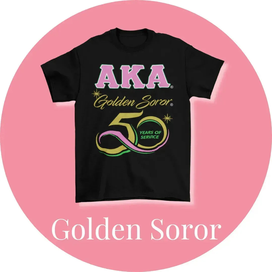 Alpha Kappa Alpha AKA Golden Soror Paraphernalia