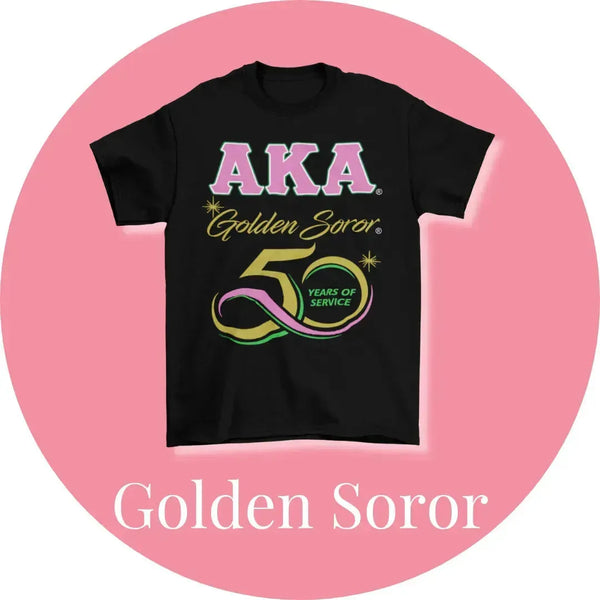 Alpha Kappa Alpha AKA Golden Soror Paraphernalia