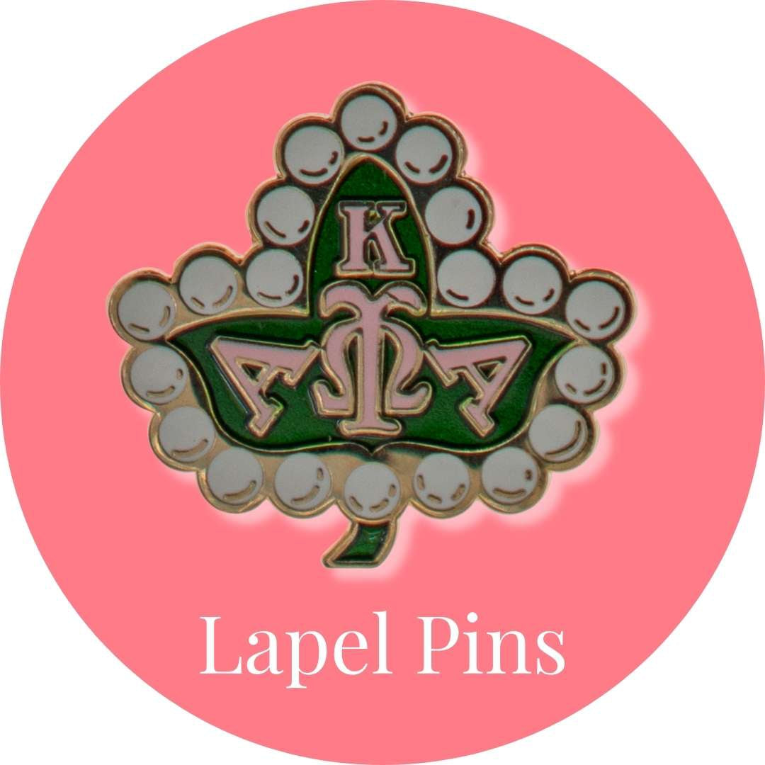 Alpha Kappa Alpha AKA Lapel Pins | Pins for Coat Jackets