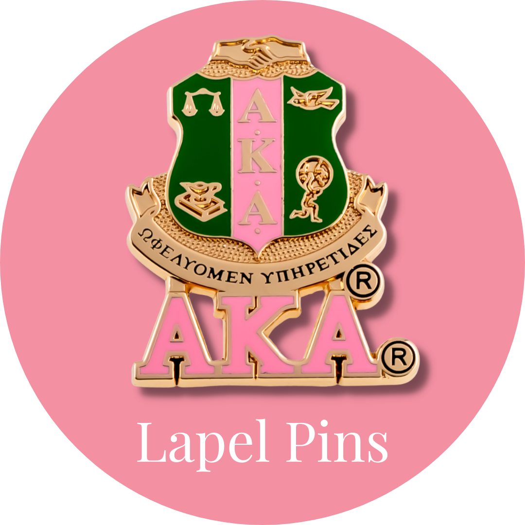 Alpha Kappa Alpha AKA Lapel Pins