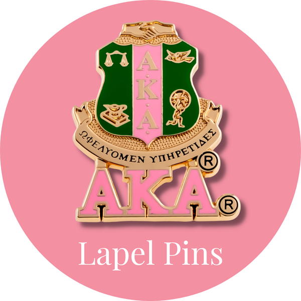 Alpha Kappa Alpha AKA Lapel Pins