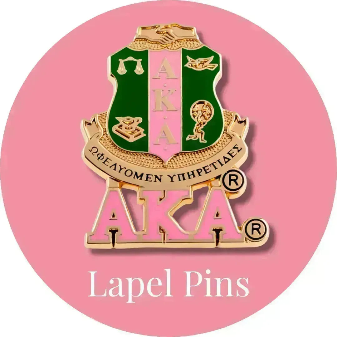 Alpha Kappa Alpha AKA Lapel Pins