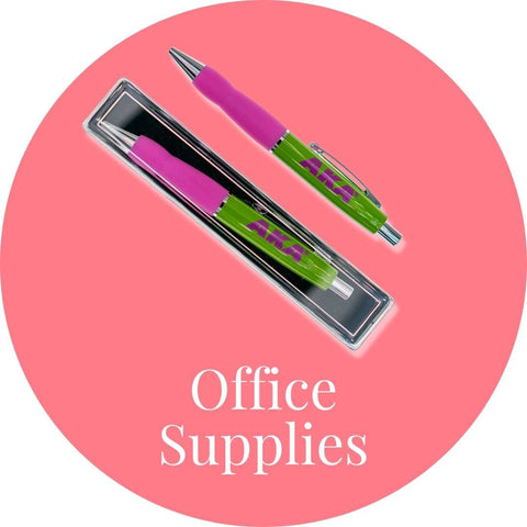 Alpha Kappa Alpha AKA Office Supplies | AKA Pens & Desk Ornaments