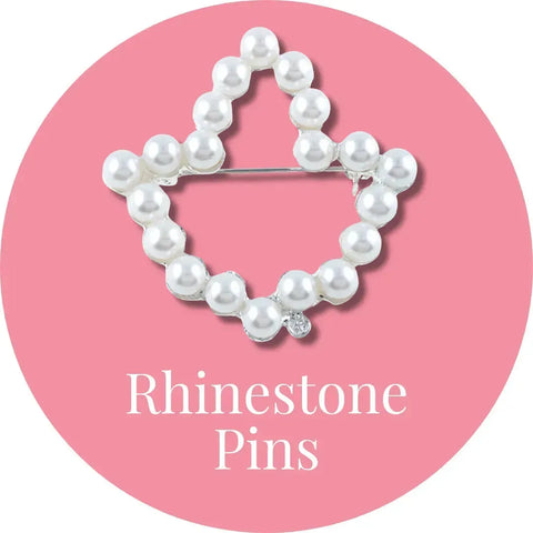 Alpha Kappa Alpha AKA Rhinestone Pins