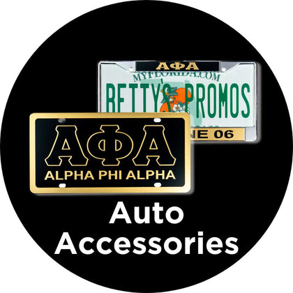 Alpha Phi Alpha ΑΦΑ Auto Accessories-Betty&#39;s Promos Plus, LLC