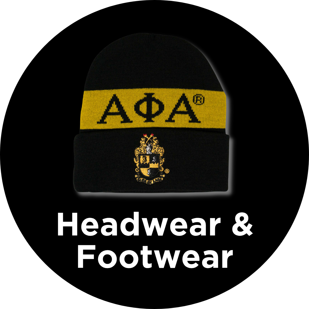Alpha Phi Alpha ΑΦΑ Headwear & Footwear | Betty's Promos Plus
