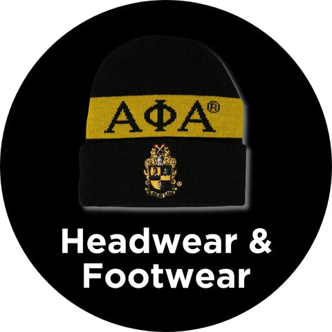 Alpha Phi Alpha ΑΦΑ Headwear & Footwear-Betty&#39;s Promos Plus, LLC