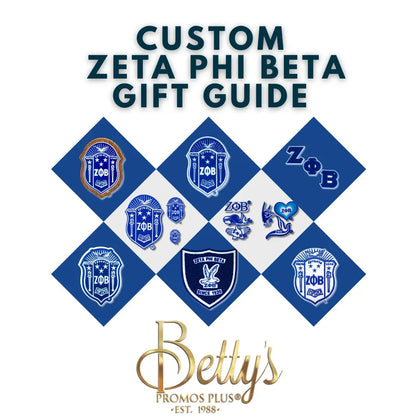 Custom Zeta Phi Beta ΖΦΒ Products Gift Guide-Betty's Promos Plus