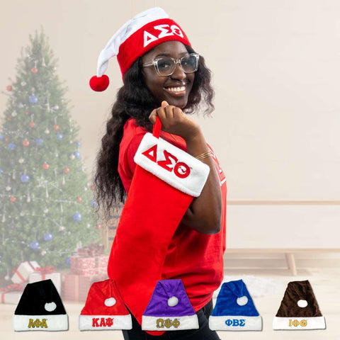 Delta Sigma Theta Christmas Collection | Santa Hats for Delta Sigma Theta