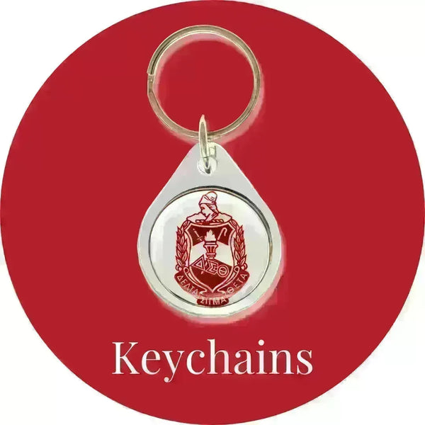 Delta Sigma Theta ΔΣΘ Keychains | Betty's Promos Plus