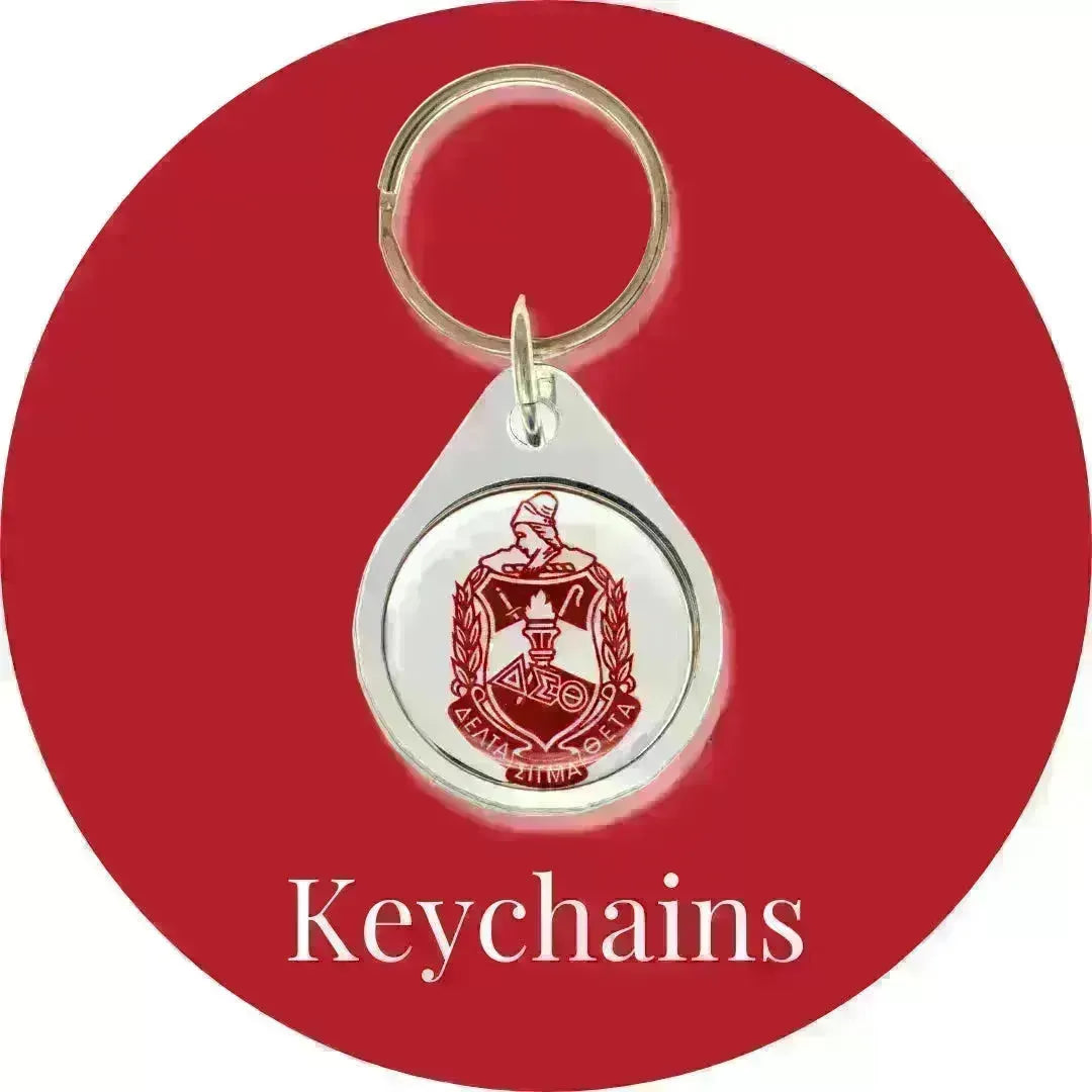 Delta Sigma Theta ΔΣΘ Keychains | Betty's Promos Plus