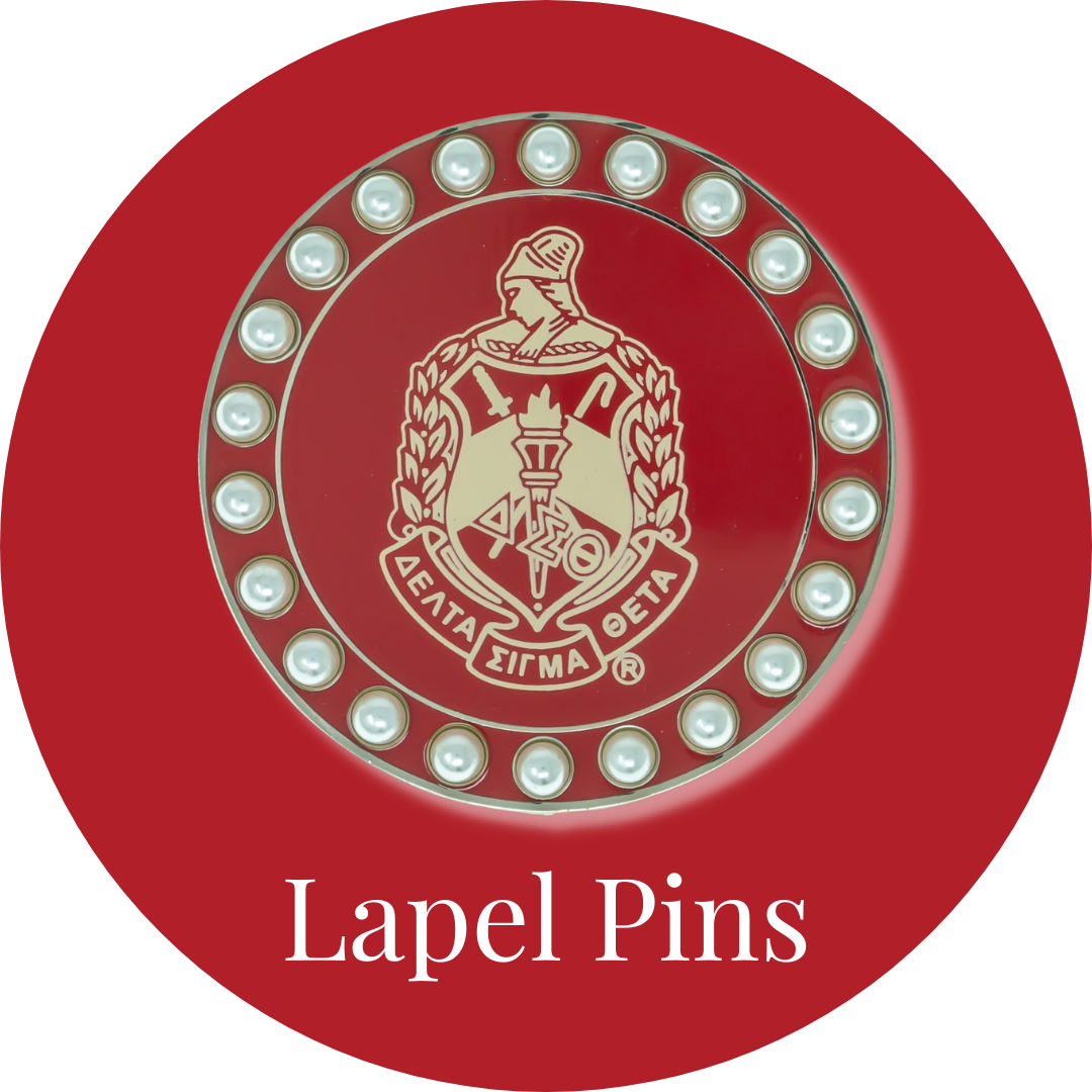 Delta Sigma Theta ΔΣΘ Lapel Pins | Betty's Promos Plus