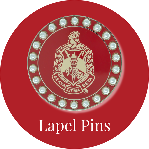 Delta Sigma Theta ΔΣΘ Lapel Pins | Betty's Promos Plus