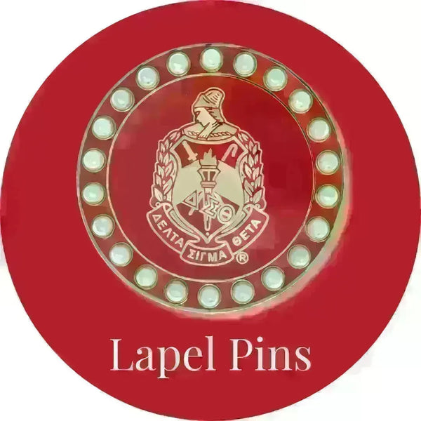 Delta Sigma Theta ΔΣΘ Lapel Pins | Betty's Promos Plus