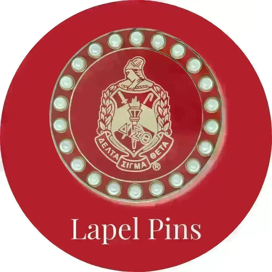 Delta Sigma Theta ΔΣΘ Lapel Pins | Betty's Promos Plus