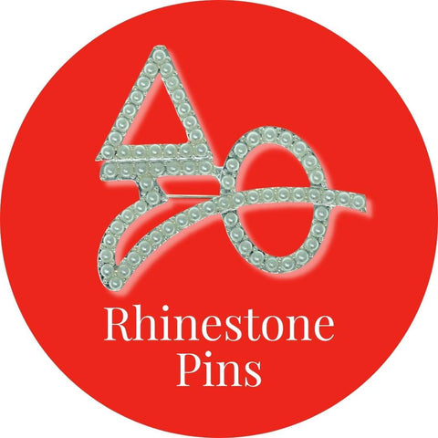 Delta Sigma Theta ΔΣΘ Rhinestone Pins