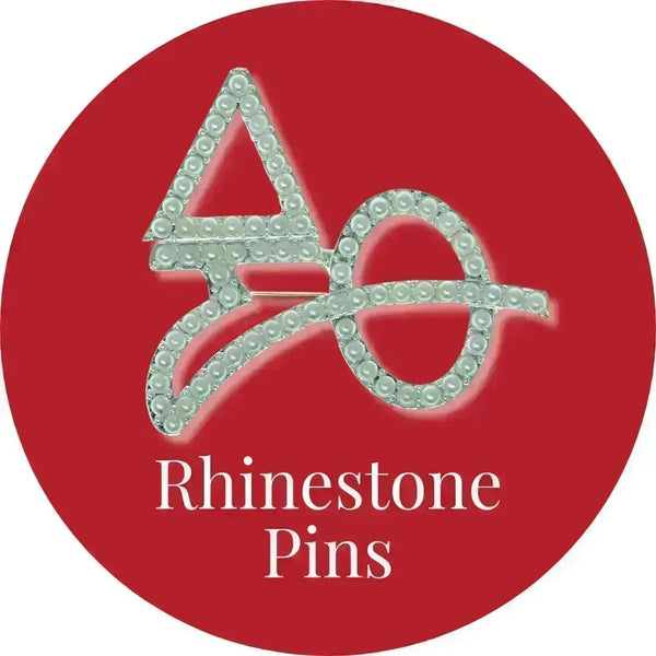 Delta Sigma Theta ΔΣΘ Rhinestone Pins