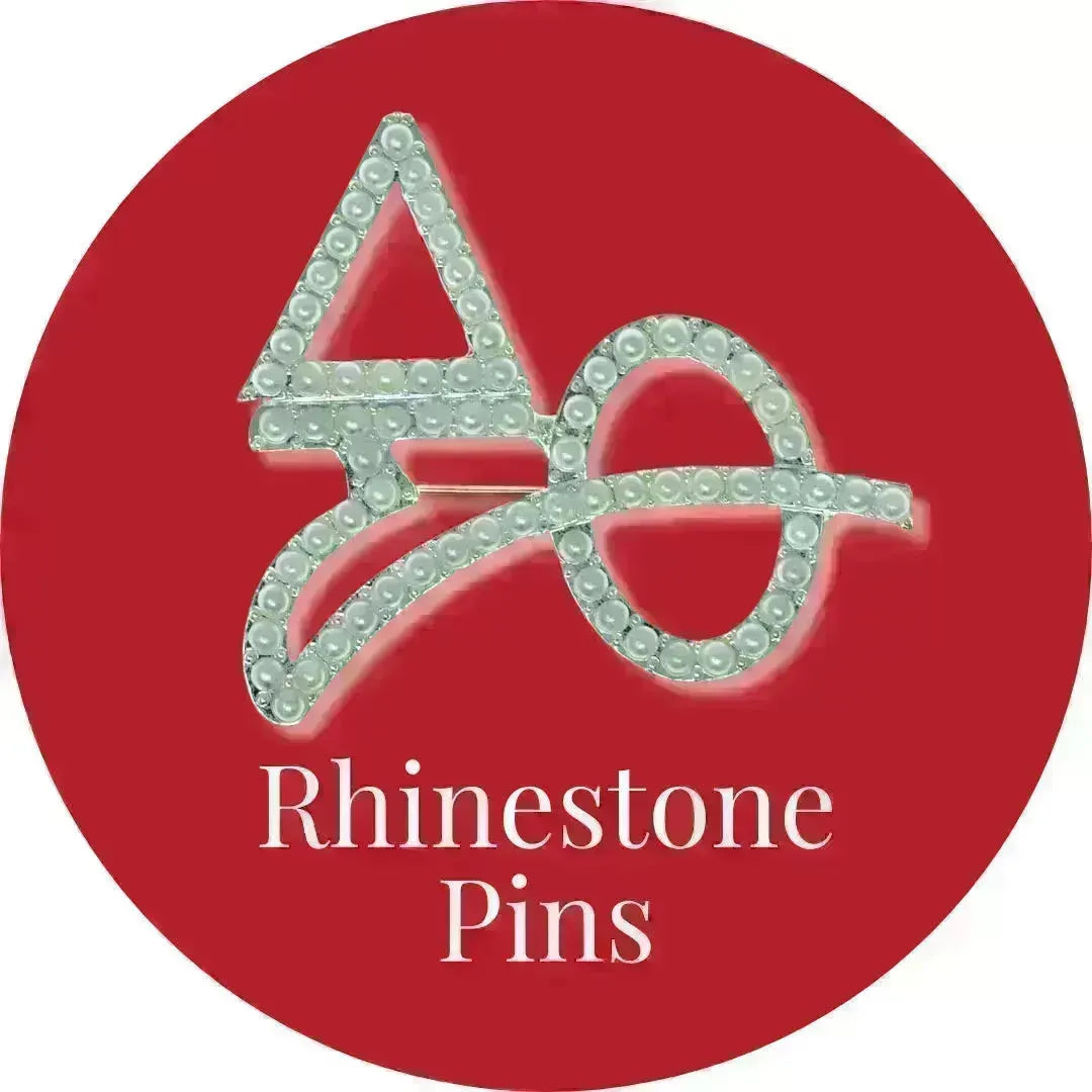 Delta Sigma Theta ΔΣΘ Rhinestone Pins | Betty's Promos Plus