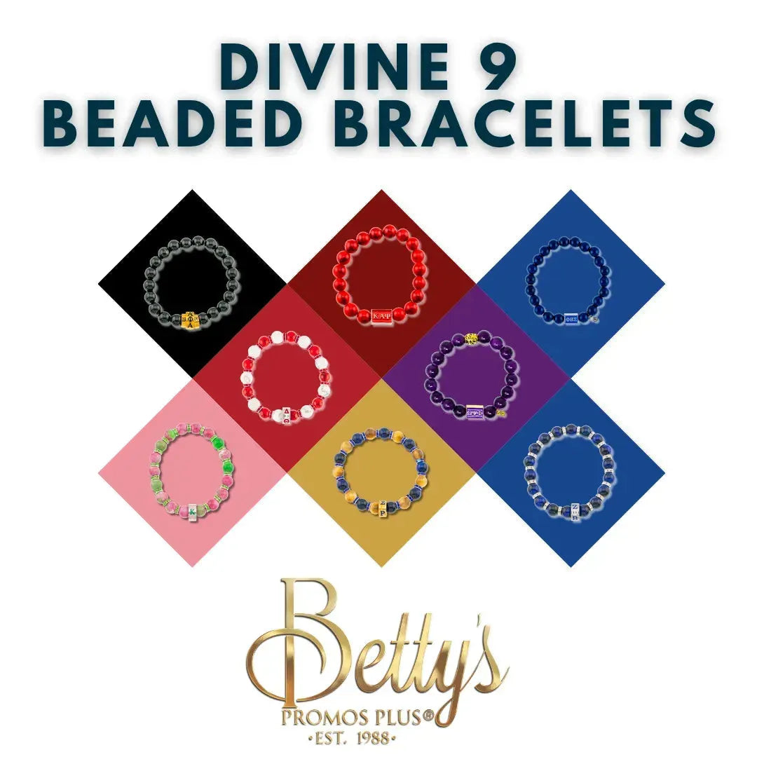 Divine 9 D9 Beaded Bracelets | Betty's Promos Plus
