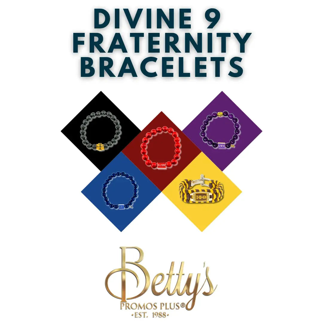 Divine 9 D9 Fraternity Bracelets | Betty's Promos Plus