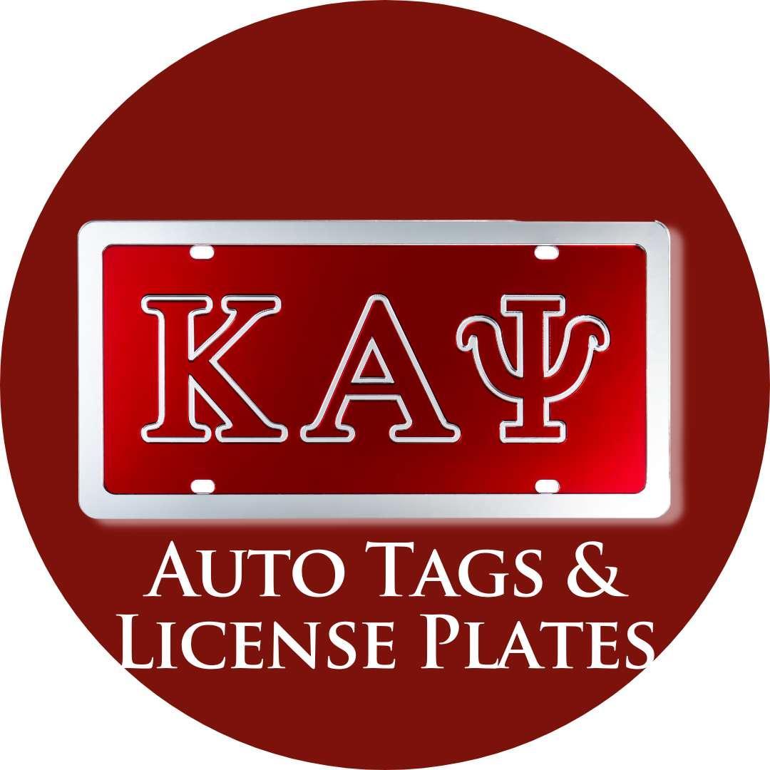 Psi Tags Kappa Alpha Psi ΚΑΨ Auto Tags | Kappa Alpha Psi Car Tags