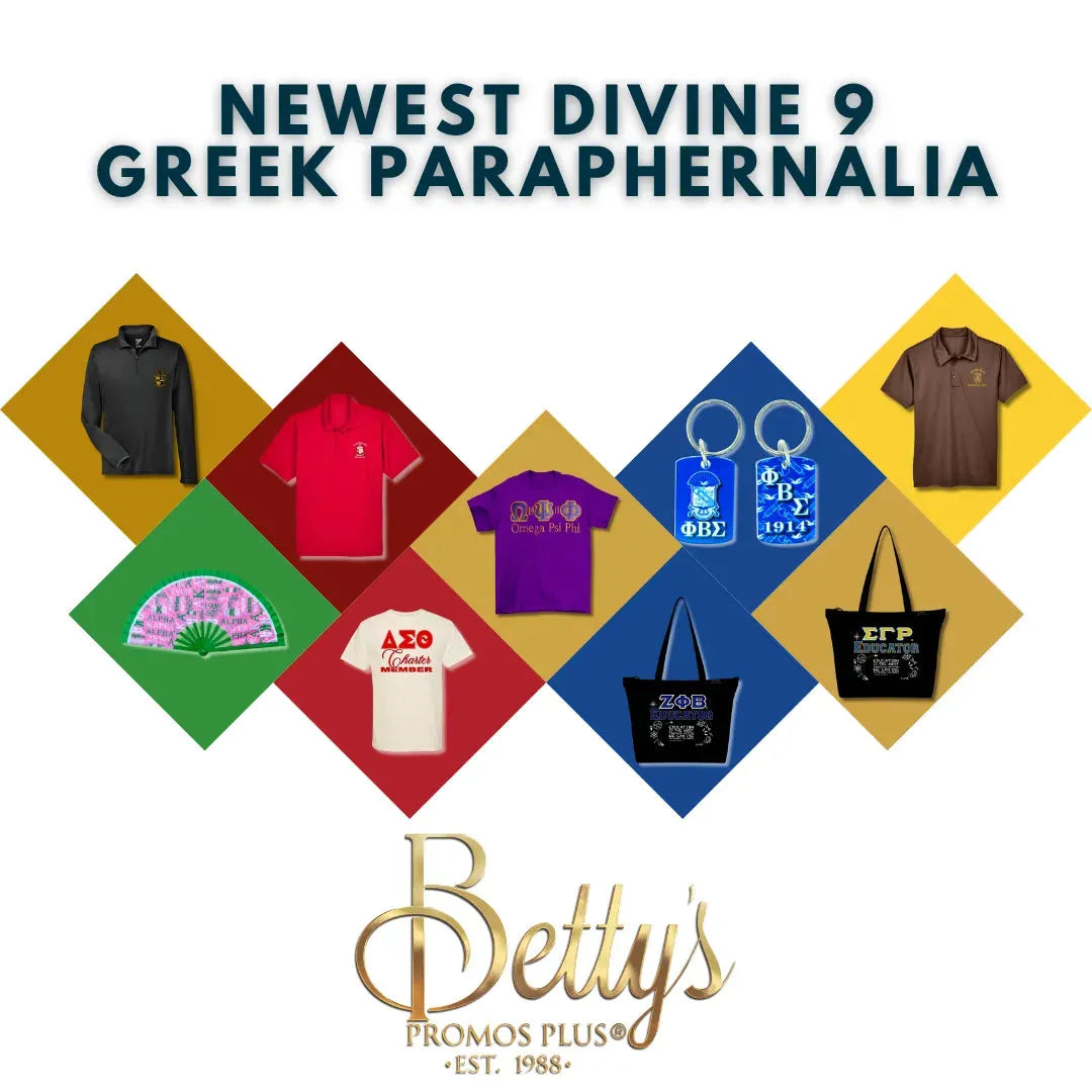 Newest Greek Paraphernalia | Betty's Promos Plus