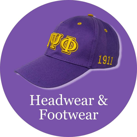Omega Psi Phi ΩΨΦ Headwear & Footwear | Hats, Caps, Socks, and Shoes for Omega Psi Phi
