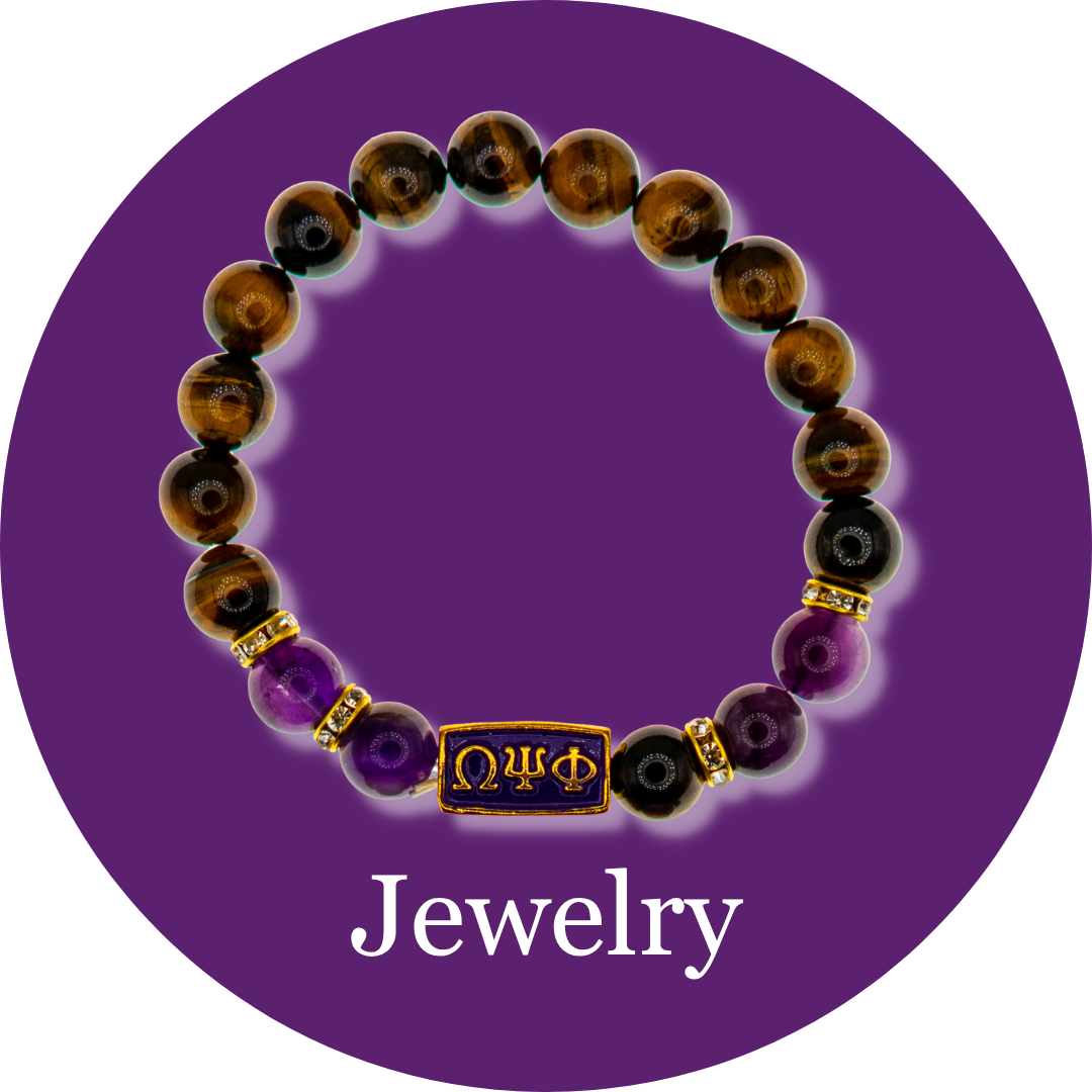 Omega Psi Phi ΩΨΦ Jewelry | Betty's Promos Plus
